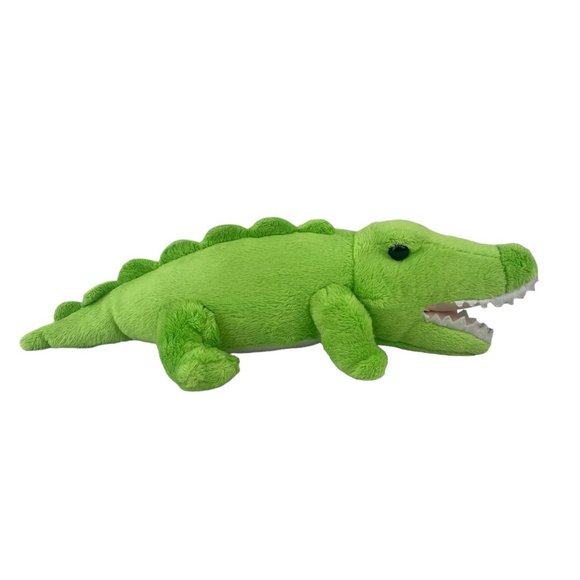 Fun Stuff Lime Green Alligator Crocodile 15" Plush Stuffed Animal Toy Reptile - Picture 1 of 5